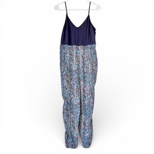 Maeve Anthropologie Floral Jumpsuit Romper Hallie Woven Twist Front 8 Stretch